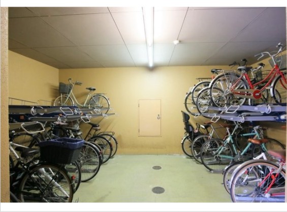 駐車場　駐輪場です。