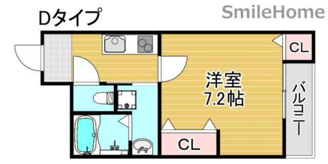 フジパレス住吉公園西の間取り写真