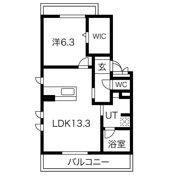 ソレイユ洛西口の間取り写真