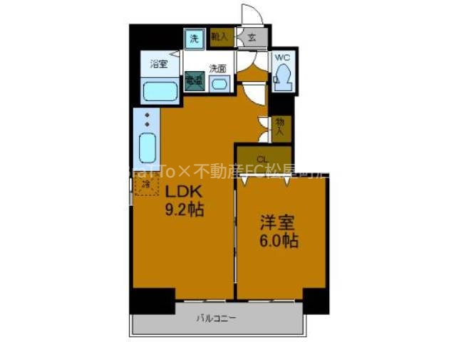 地下鉄中央線 阿波座駅 徒歩5分 11階建 築22年の間取り写真