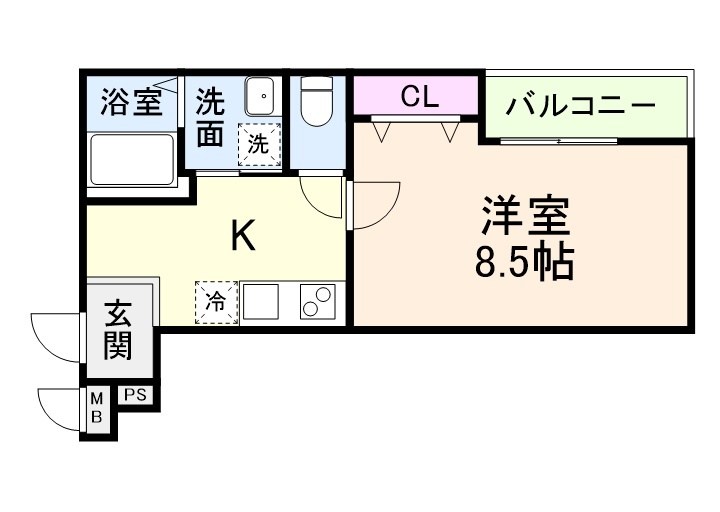 フジパレス阪急塚口ウエスト1番館の間取り写真