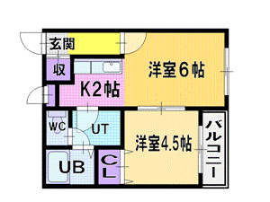アレックス文京台の間取り写真