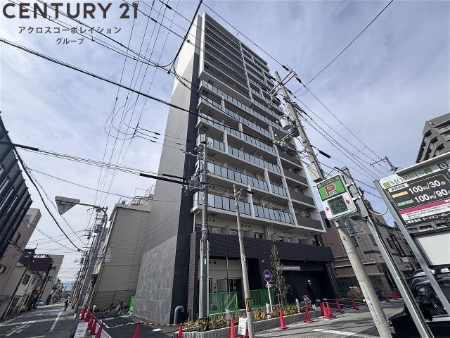 建物外観　エレベーター付きで高層階でも楽々♪