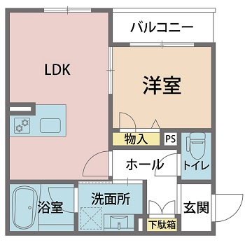 ハピラインふくい 鯖江駅 2階建 築6年の間取り写真