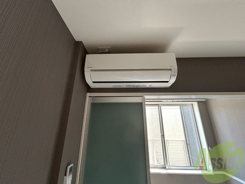 その他設備　エアコンが付いているので入居日から快適に過ごせますね。