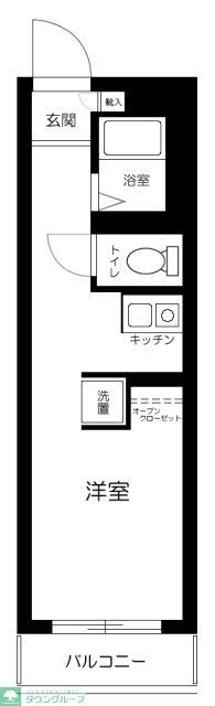 パーソネージュ目黒不動前の間取り写真