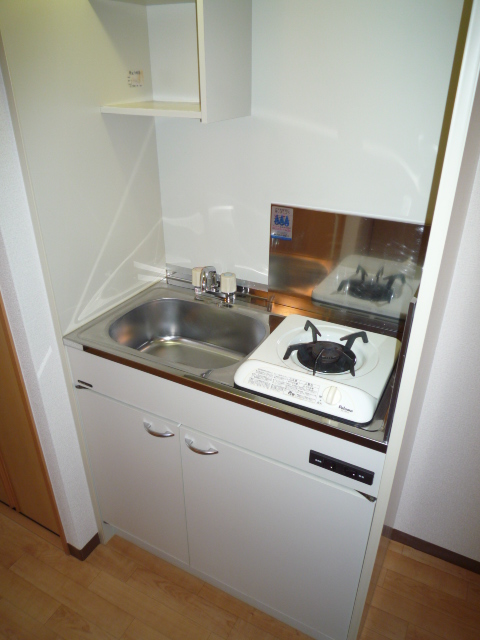 キッチン　１口ガスコンロ付