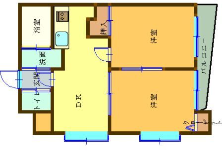 薬師愛ビルの間取り