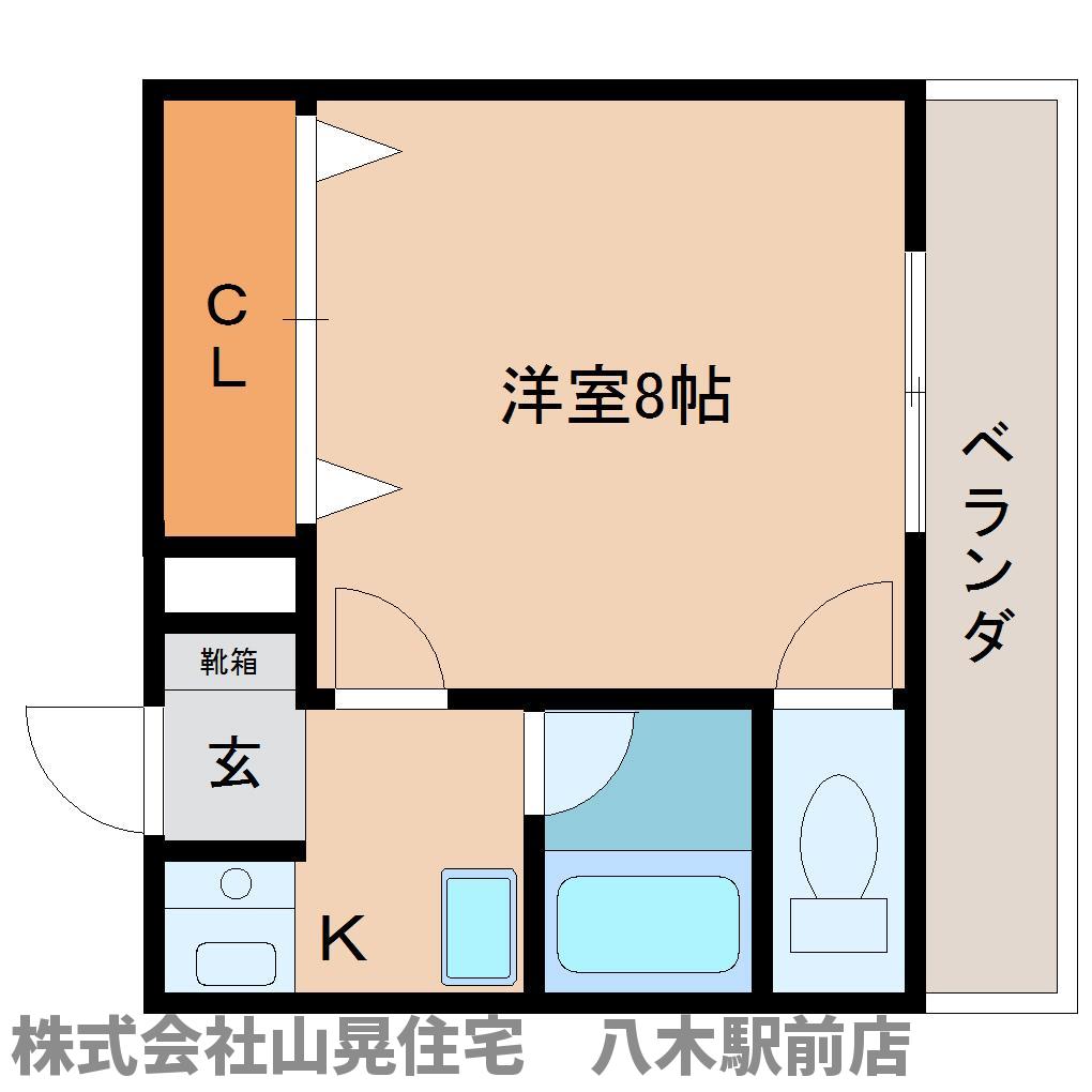 橿原市小槻町のマンションの間取り