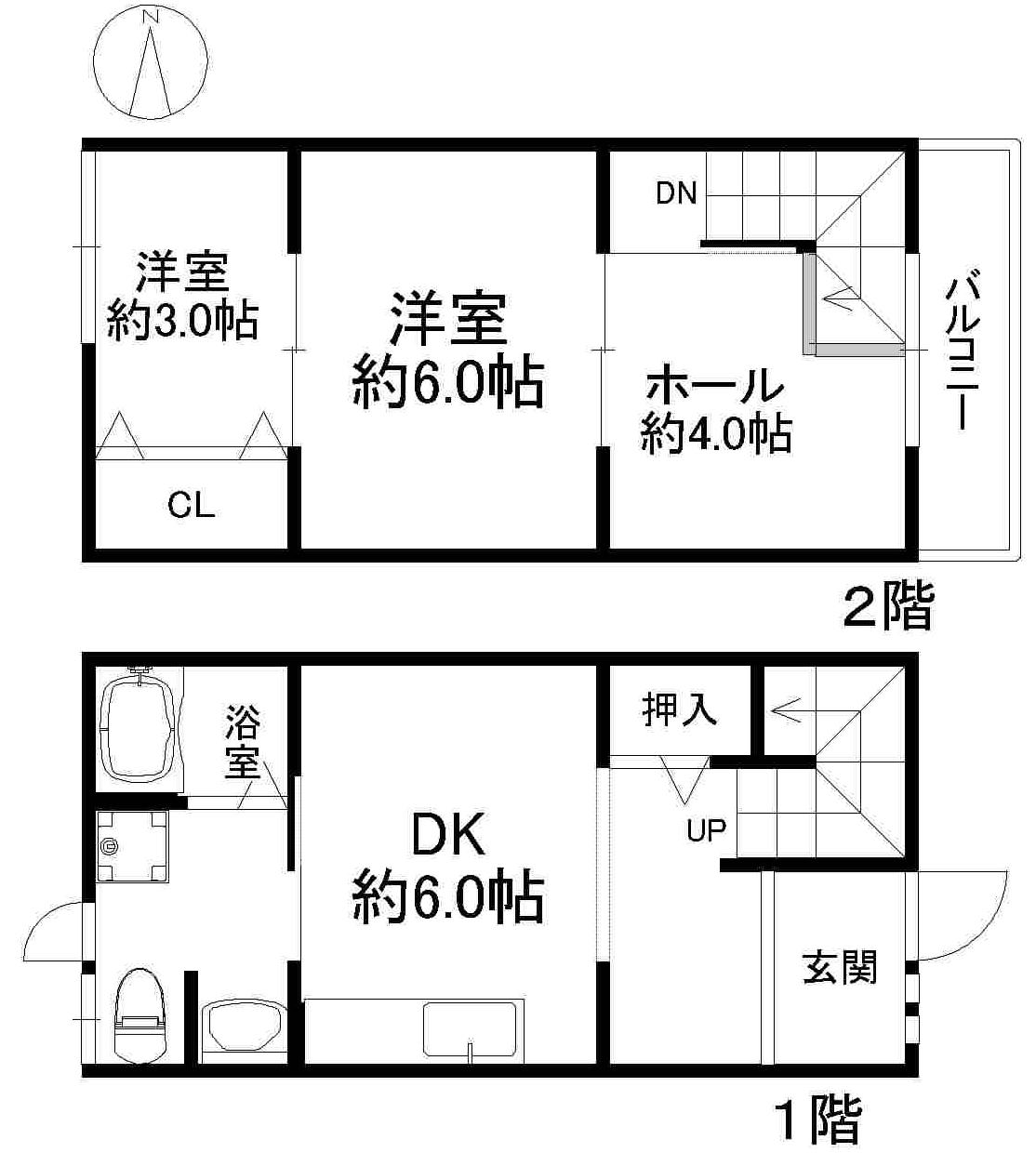 テラスMITOの間取り