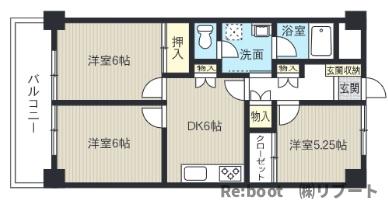 サントミグランドールマンションの間取り