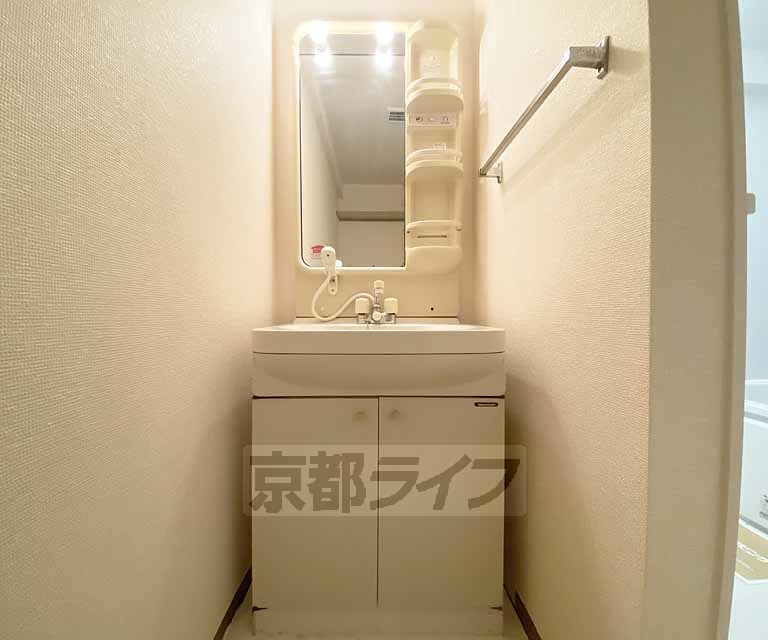 洗面設備　シャワーヘッド付きです