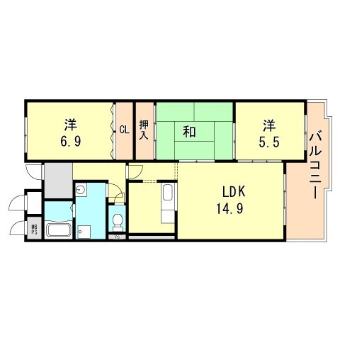 ファミールアシヤの間取り