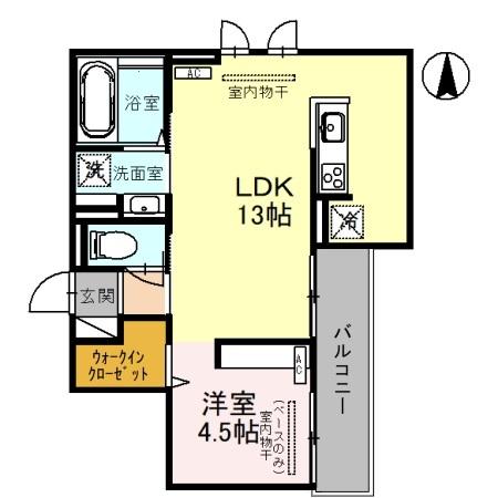 D-Residence諸江町HELZの間取り