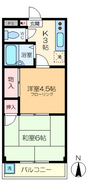 カサブランカ恵の間取り