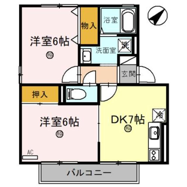 フェリスコートの間取り