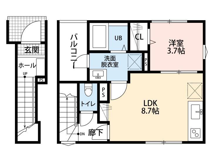 リーブルファイン新小岩の間取り