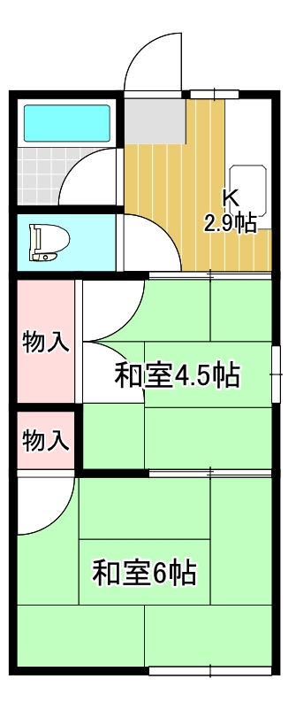 佐富荘の間取り