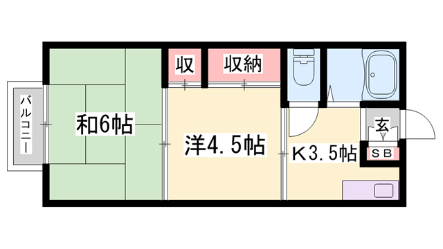 シティハイツ大塩の間取り