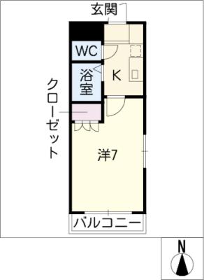 パークサイド杁ヶ池の間取り