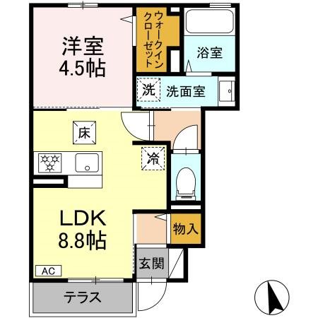 ローズコート青木島IIの間取り