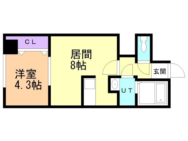 Ｅ－ｈｏｒｉｚｏｎ山鼻の間取り