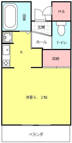 茨木市駅前のマンションの間取り