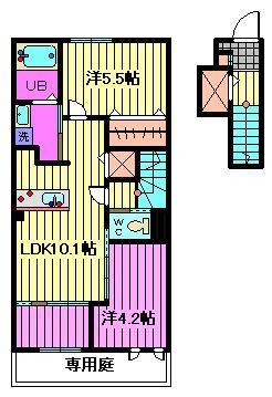 さいたま市緑区大字三室のアパートの間取り