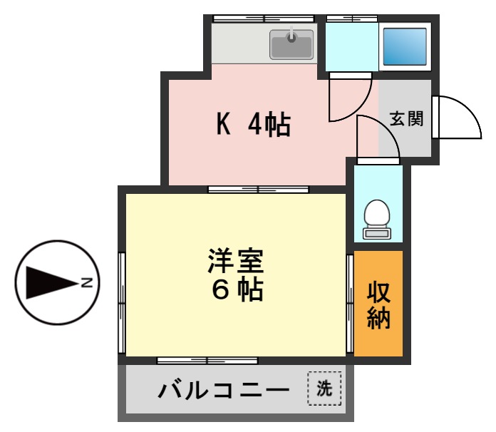 サンハイツの間取り