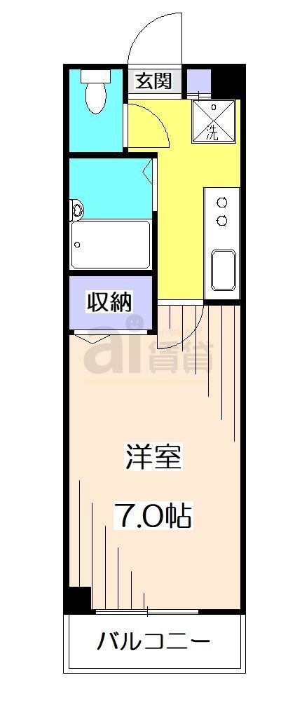 杉並区上井草のマンションの間取り