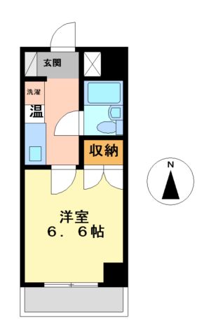 名古屋市中川区荒中町のマンションの間取り