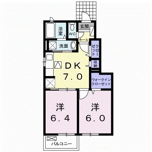 クレースの間取り