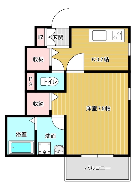 赤山ハイツの間取り