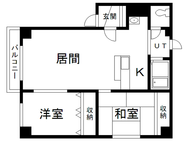 エスティパレス２１Ｂの間取り