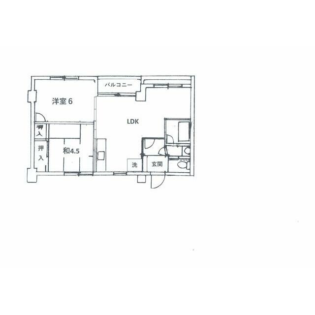 藤沢市鵠沼海岸のマンションの間取り