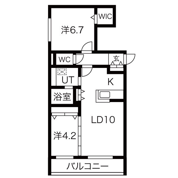 ロイヤルガーデン北６条の間取り