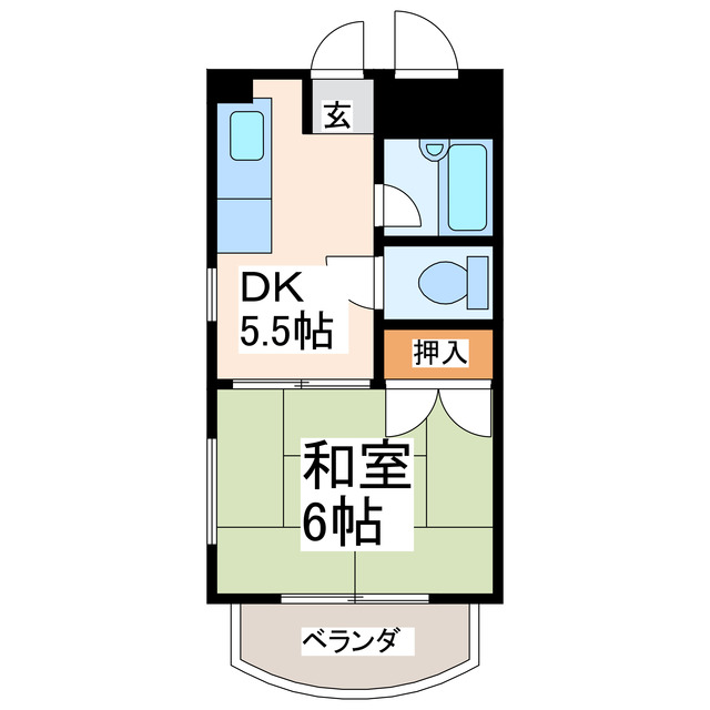 MH坪井の間取り