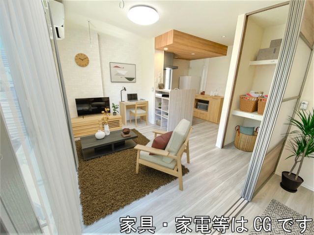 居室・リビング　家具はCG