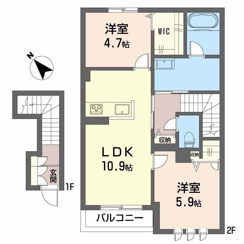 エクセル　Ｂ棟の間取り