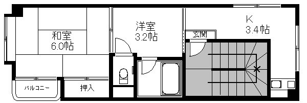 ヒューマンプラザ　Ｃ棟の間取り