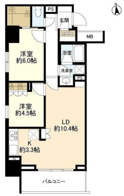 スタイリオ品川中延の間取り