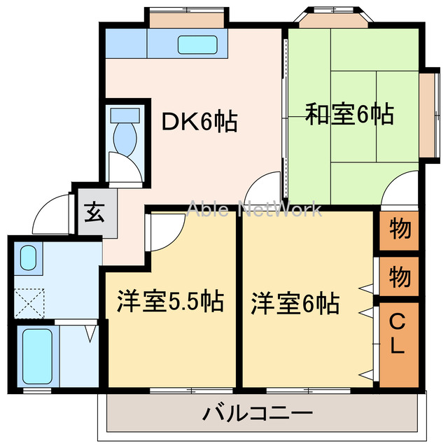 パールハイツの間取り