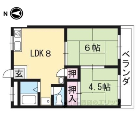 サンシャインコーポ新宮の間取り