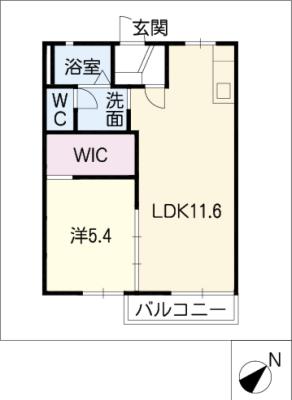 ボヌール一陽の間取り