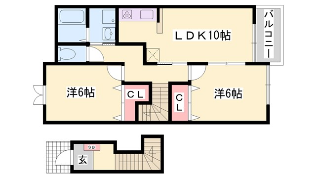 シャトレーゼの間取り