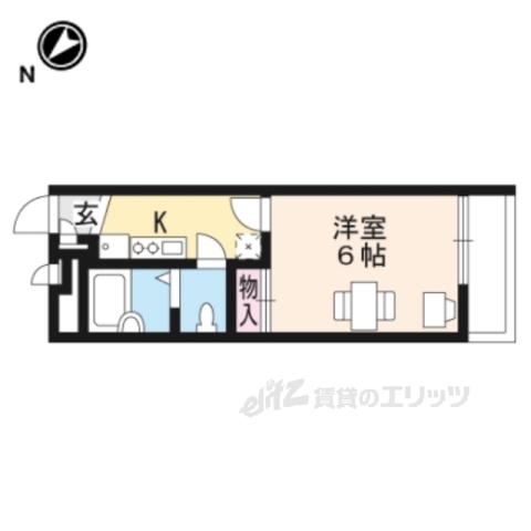 レオパレスグランヴィア東草津２の間取り