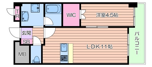 ヴェルドゥール南茨木の間取り