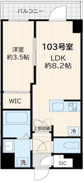 アルカンシエル新宿大京町の間取り