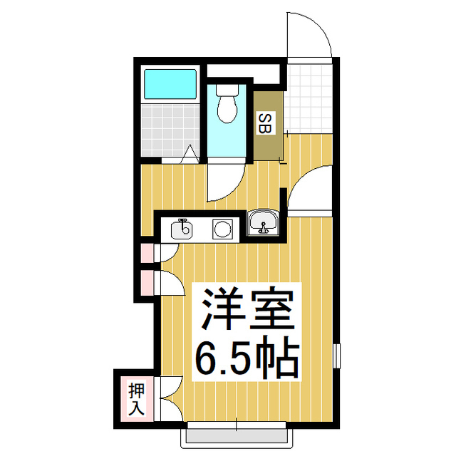 徳間コーポの間取り