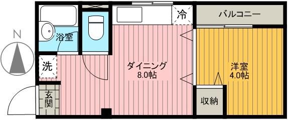 カーサセガワの間取り